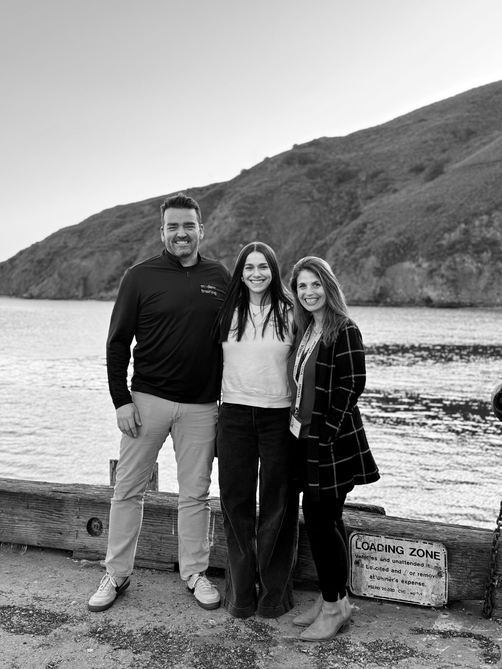 Modern Training team members on the California coast
